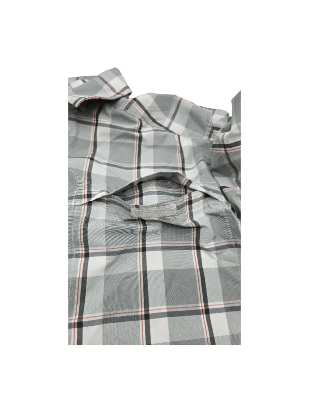 North Face Shirt Mens XL Plaid Button Down Long Sleeve Vented Outdoor Hiking